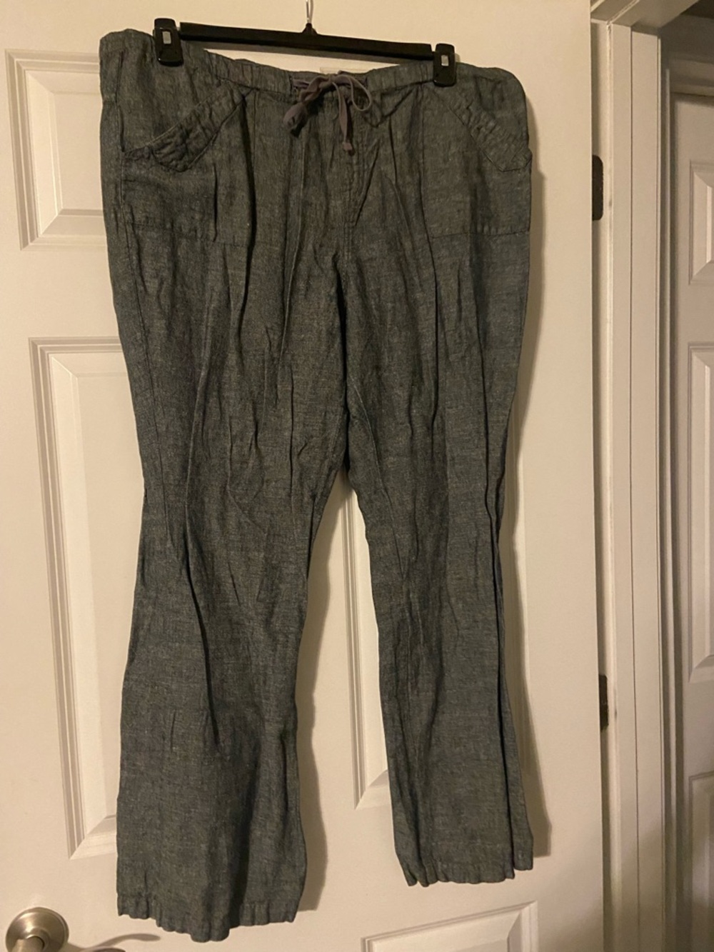 New York & Company Gray Straight Leg Pants